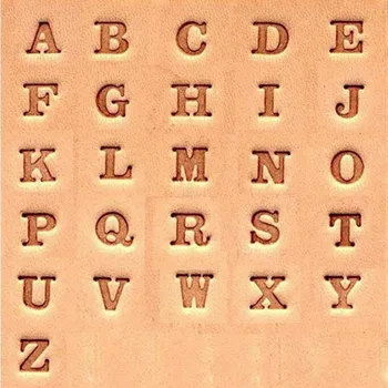 

Digital Letter Leather Stamp Tool Household Metal Stamp Set Detachable Leather Stamp Tool