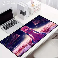 Evangelon1 pc acessórios mouse tapete mousepad gamer tapete computador almofada de mesa gaming mouse tapete mausepad teclado anime portátil quente