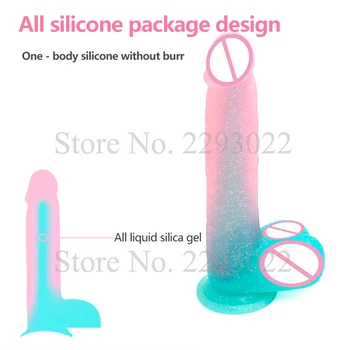 Huge Jelly Dildos for Women Realistic Penis Females Masturbation Tool Lesbian Super Big Dick Adult Erotic Machine Anal Sex Toys 2