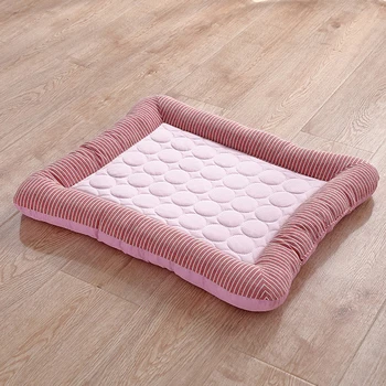 

Dog Mat Cooling Summer Ice Pet Pad Dog Cushion Blanket For Dogs Cats Pet Summer Kennel Washable Bed For Small Medium Large Dogs
