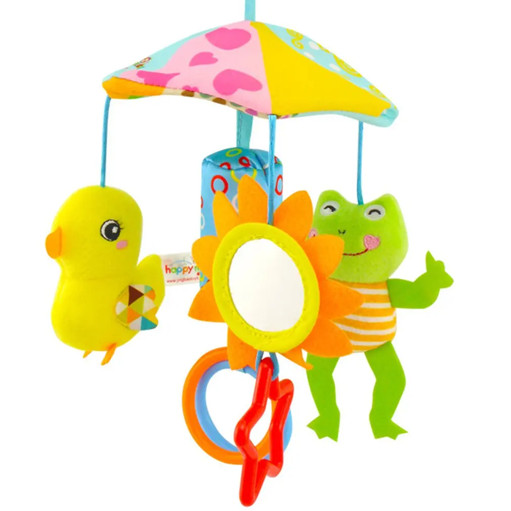  Color Funny Baby Toy Animal Cart Pendant Hanging Umbrella Bed Hanging 0-1 Year Old Comfort Plush To