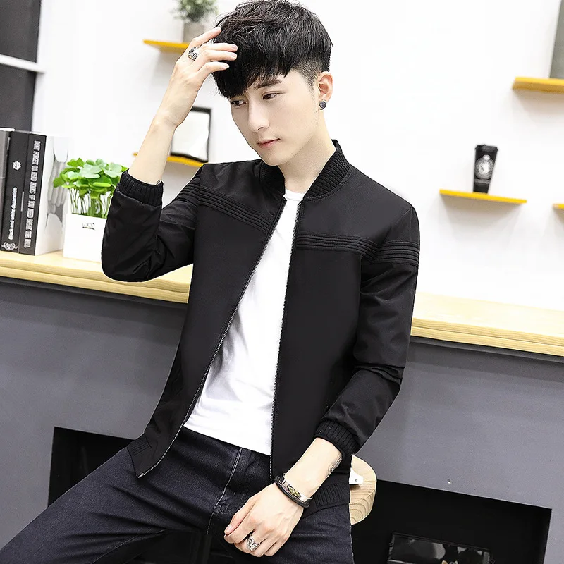 

Spring Coat Men 2018 Trend Korean-style Handsome Slim Fit New Style Large Size Casual Men'S Wear Spring And Autumn Jacket
