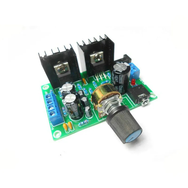 

SOTAMIA Mini TDA2030 Power Amplifier Audio Board 2*15W 2.0 Stereo Amplifiers DC/AC12V DIY Sound System Speaker Home Theater