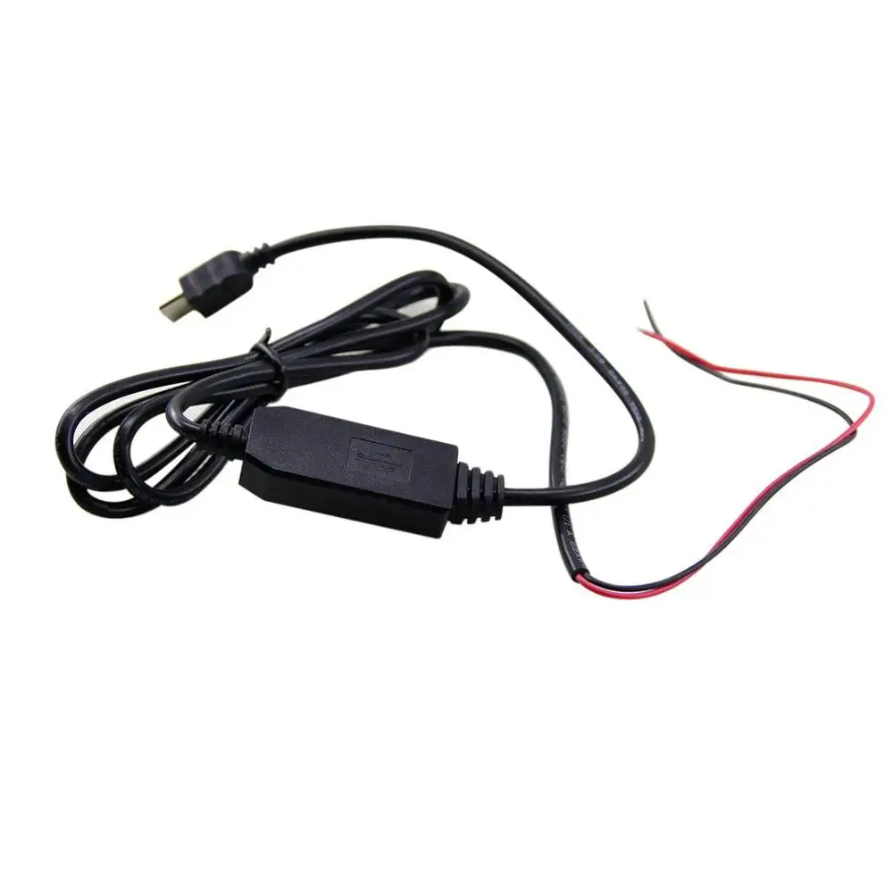 1 м прямая или Угловая головка(слева) Micro USB DC В DC автомобильный инвертор мощности автомобиля адаптер конвертер кабель