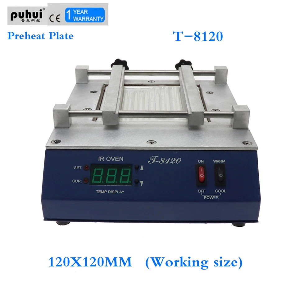 Печатная плата PUHUI T8120 853 853B прогреваемая платформа BGA SMD инфракрасный Подогрев PID