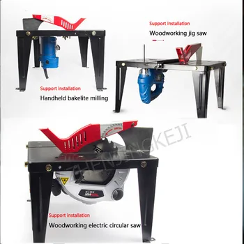 

Woodworking Workbench Multi-function Portable Home Small Decoration Tools Frame Push Table Electric Circular Saw flip Saw Table