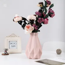 Оригами пластиковая ваза белая имитация керамического цветочного горшка Цветочная корзина Цветочная ваза для украшения интерьера скандинавские украшения