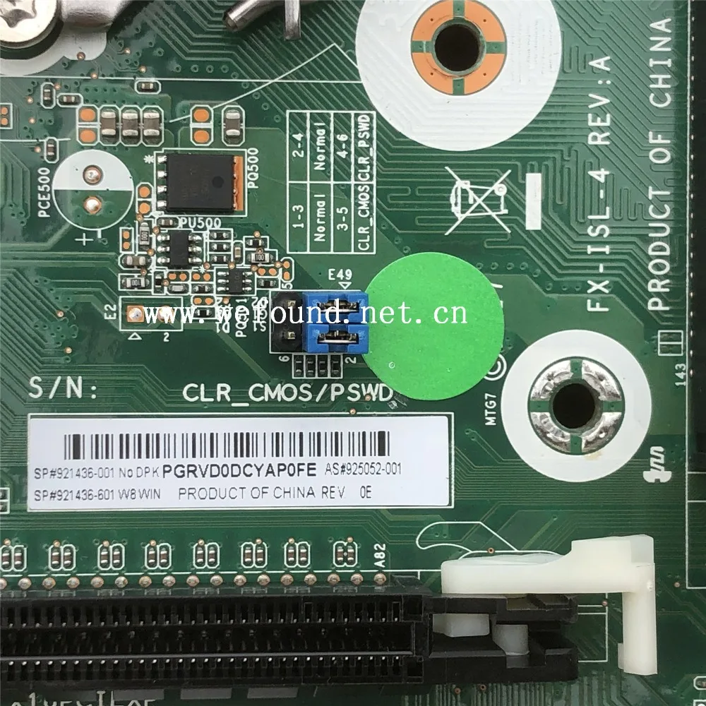 Рабочая настольная материнская плата для 280 288 Pro G3 MT FX-ISL-4 921436-001 925052-001 полностью протестирована
