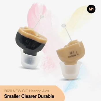 

2020 NEW Best CIC Hearing Aids Small Inner Ear Invisible Hearing Aid CIC Mini Inside The Ear Sound Amplifier Dropshipping