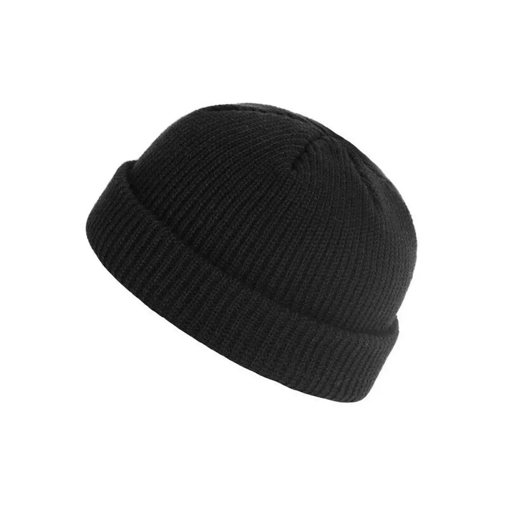 Unisex Men Women Beanie Hat Warm Ribbed Winter Ski Fisherman Docker Couple Hats New Fashion