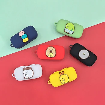 

Cute Cartoon Soft Silicone Case for QCY T5 Wireless Bluetooth Earphone Accessories Shockproof Portable Protect Cover Hook Decor