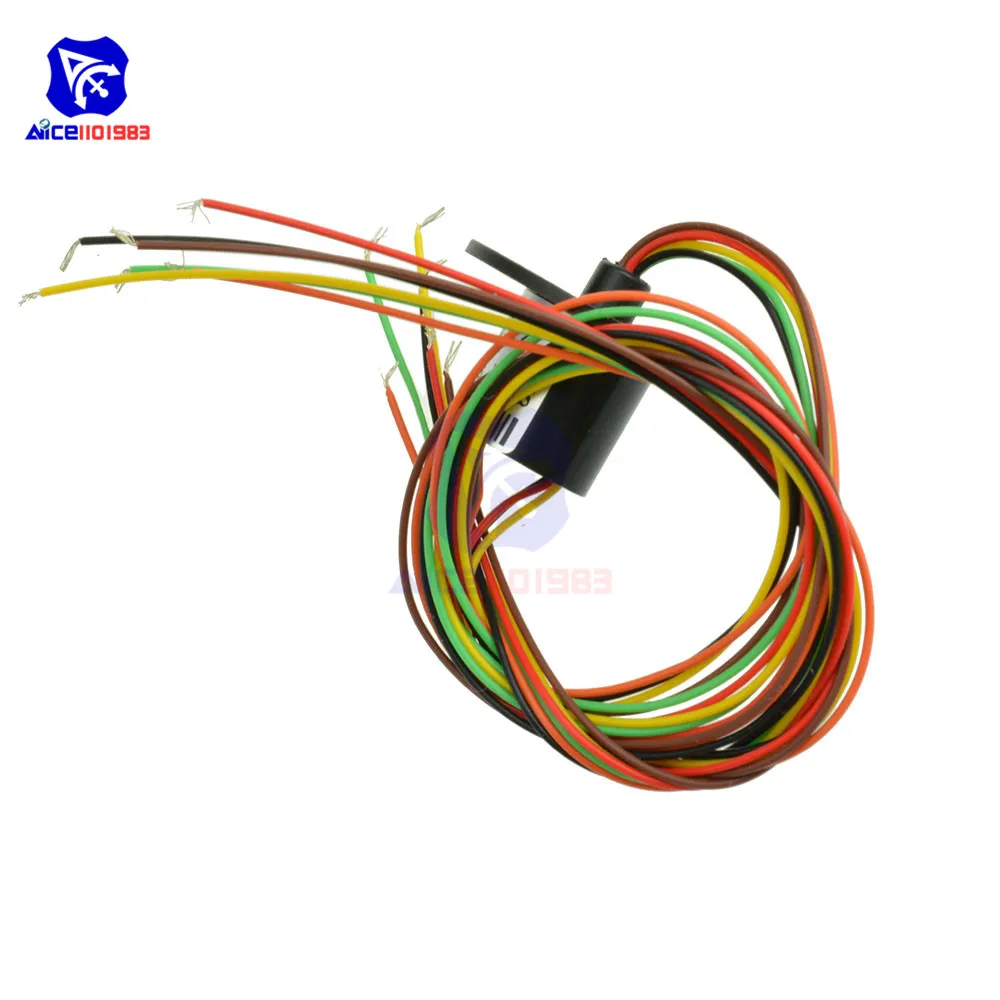 Anello Di Contatto (slip Ring) 6 Fili, 240V, 12,5/22mm – Per Monitor, 300/250 Rpm, Nuovo