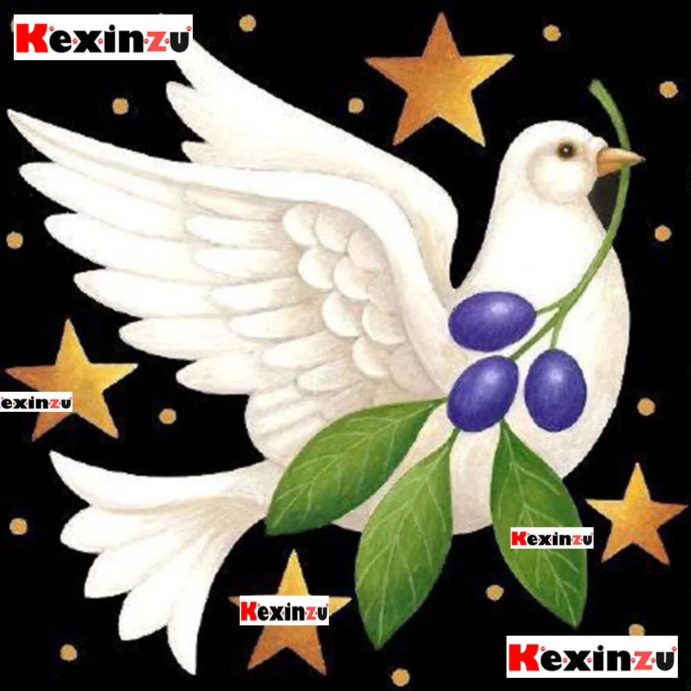 9 kexinzu Full Square/Round 5D DIY Diamond Painting Cross Stitch 3D Embroidery Mosaic Diamondpainting Christmas Greeting Card Gift - Color: 9