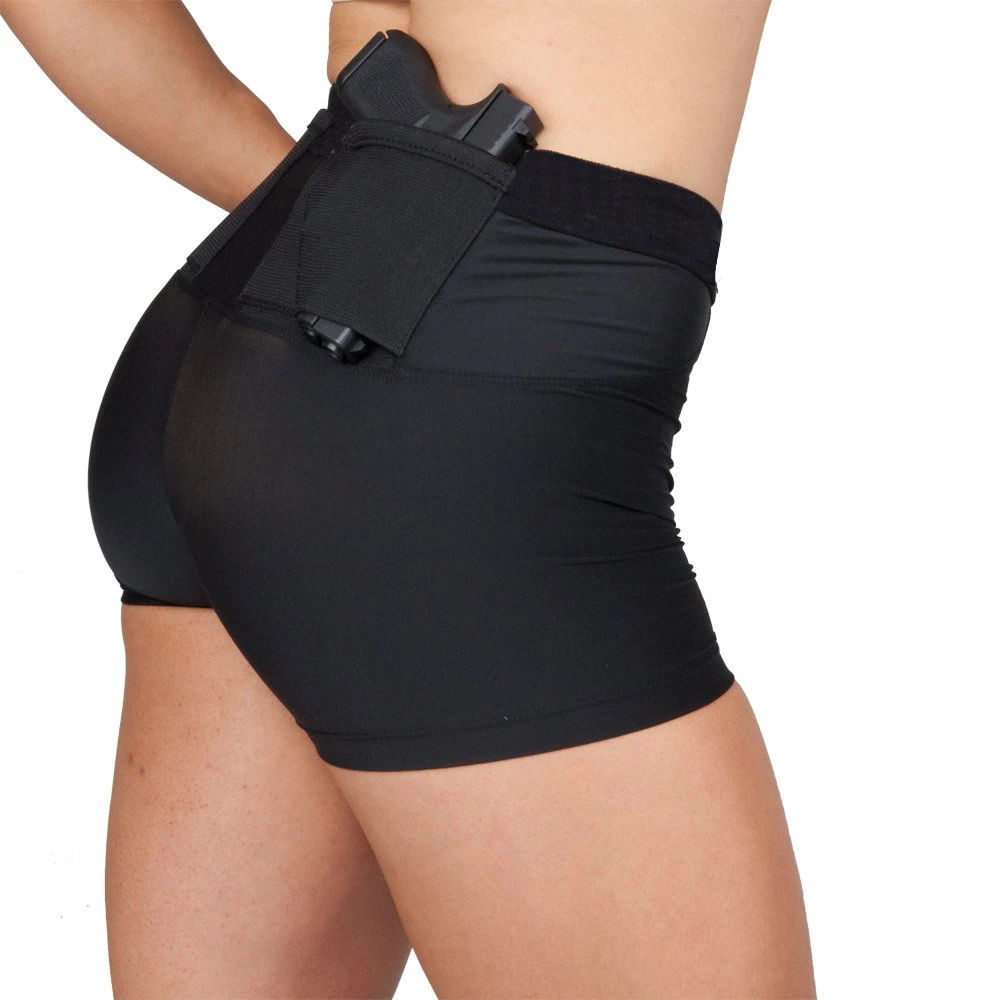 

Under Tech Under Cover Women's Concealed Carry Short Shorts IWB Pistol Gun Holster For Right Left Hand Draw