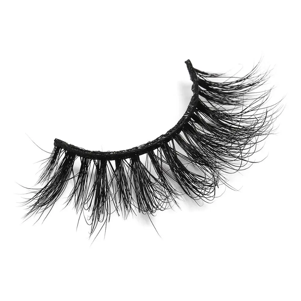 

False Eyelashes 3D Mink Eyelashes Natural Fluffy Volume 100% Handmade Lash Support Custom Packaging Fake Lashes