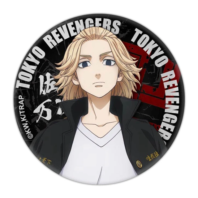 Tokyo Revengers Cosplay Anime Badges Manjiro Ken Takemichi Hinata Atsushi Chibi Pins Cute Brooches Fans Collection Props 6