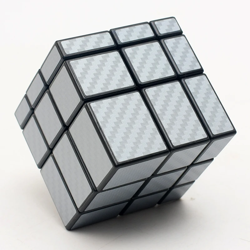 Новинка, зеркальный куб Z cube 3x3, магический с наклейкой из углеродного волокна, развивающие игрушки Cubo magico в подарок, ДЕТСКИЕ ЛАБИРИНТЫ, развивающие игрушки