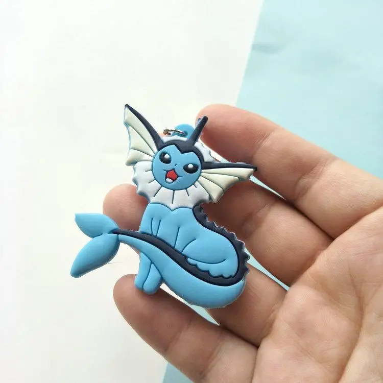 Eevee Vaporeon Jolteon Flareon Espeon Umbreon Leafeon glacion Sylveon Аниме ПВХ брелок Подвески подарок на день рождения