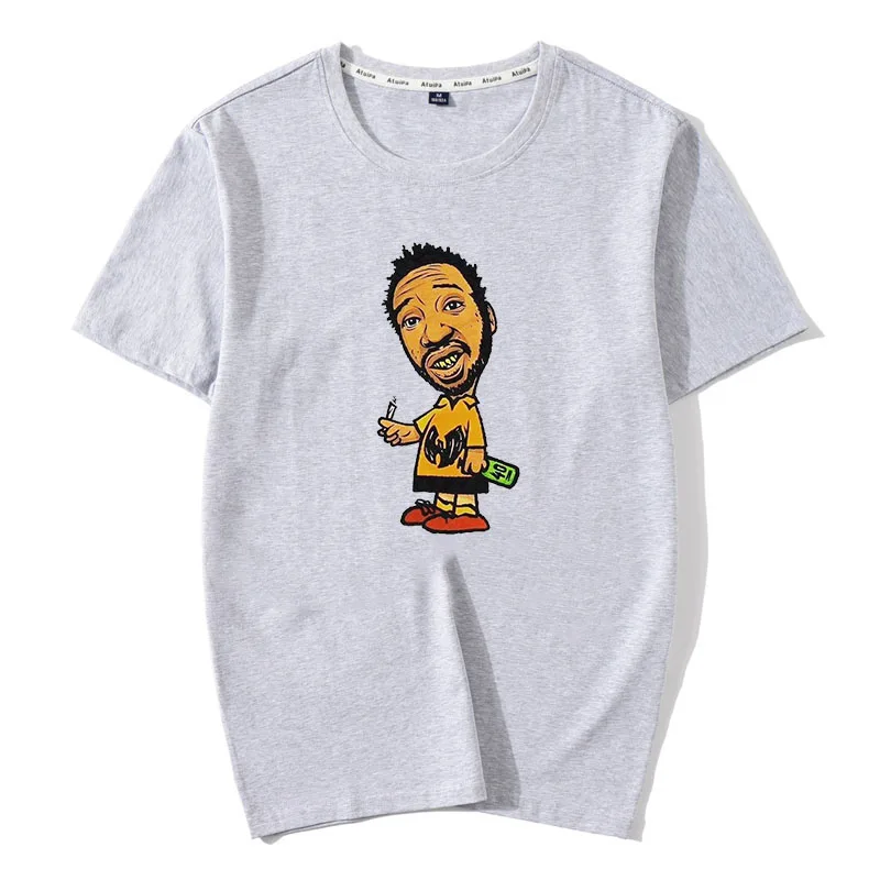 Новинка хлопок Ol' Dirty Bastard Мужская футболка вдохновение Лето Wu Tang clan ODB рубашка wu одежда футболка Эстетическая уличная одежда топы - Цвет: 8619Gray