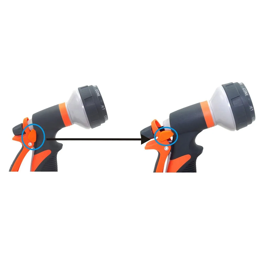 Garden Hose nozzles Car Wash Cleaning High Pressure Water Gun hose Sprayer Multi-function Watering Lawn and Garden Sprinkle Too