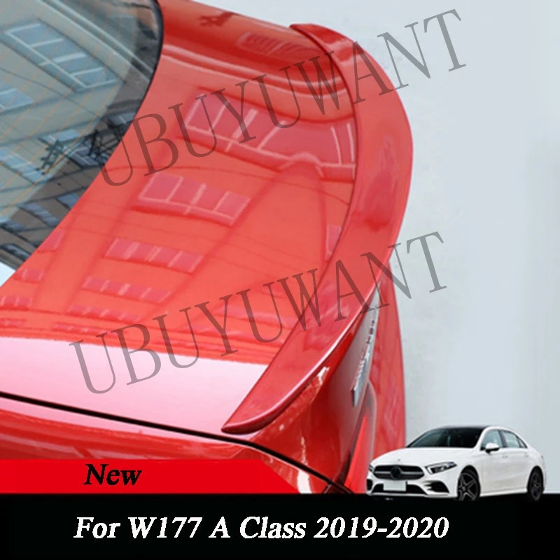Для Mercedes-Benz V177 W177 A класс A200 A180 ABS Unpaint внешний задний спойлер задний багажник отделка багажника крыло