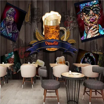 

Milofei manufacturers custom European and American wine culture tooling background wallpaper mural