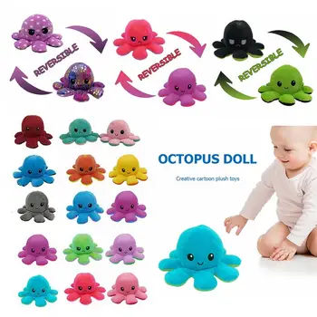 

Flip octopus Plush Stuffed Toy Cute Animal Doll Children Gifts Baby Companion Plush Toy Soft Animal Home Accessories