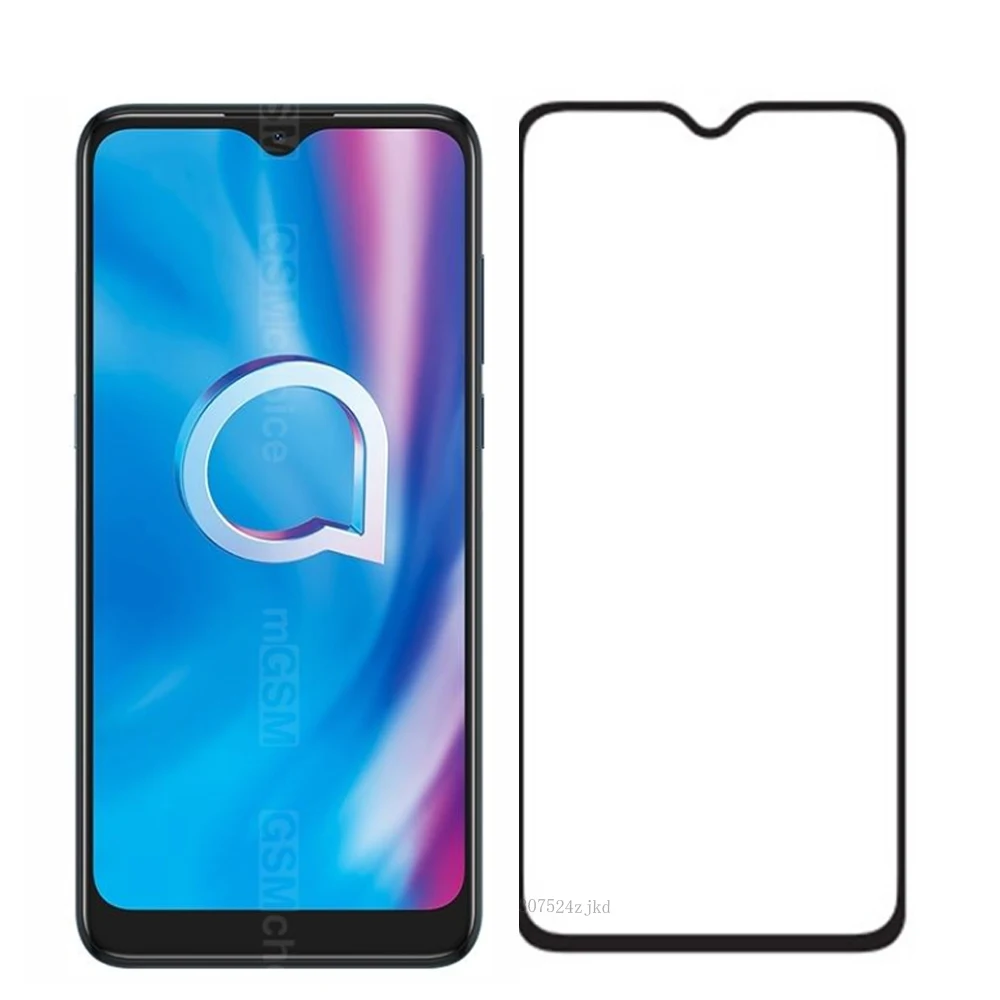 9D-Tempered-Glass-For-Alcatel-3L-1V-2020-Full-Screen-Cover-9H-Explosion-proof-Screen-Protector