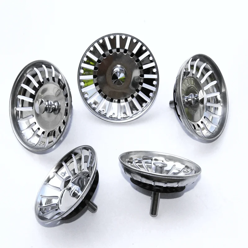 

High Quality Bathroom Sink Strainer 304 Stainless Steel Water Stopper Sink Sink Water Filter Plug Kitchen Sink Accessories
