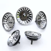 High Quality Bathroom Sink Strainer 304 Stainless Steel Water Stopper Sink Sink Water Filter Plug Kitchen Sink Accessories