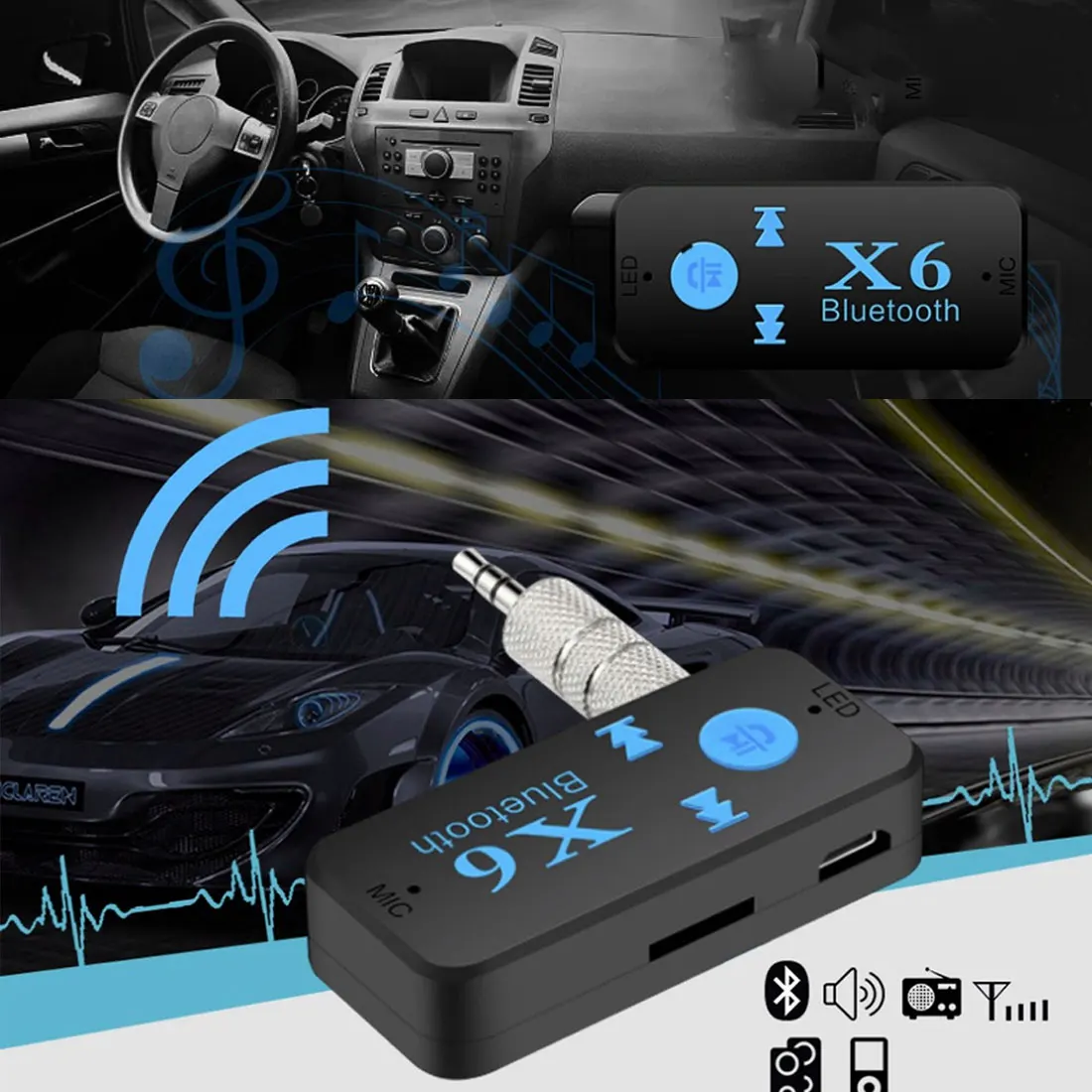 3 в 1 USB беспроводной Автомобильный Bluetooth музыкальный приемник для HYUNDAI IX35 Solaris Elantra Skoda Opel Mokka kia sportage audi a4 b8 volvo