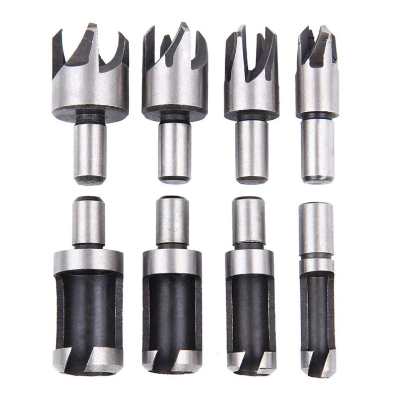8 шт. набор резцов для отверстий в деревянной вилке сверла с наконечником 10 мм
