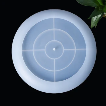 

3Pcs Round Tray Coaster Epoxy molds for Resin Casting Silicone Coaster Molds for Cake Holder Resin Tray Coaster Mold Kit