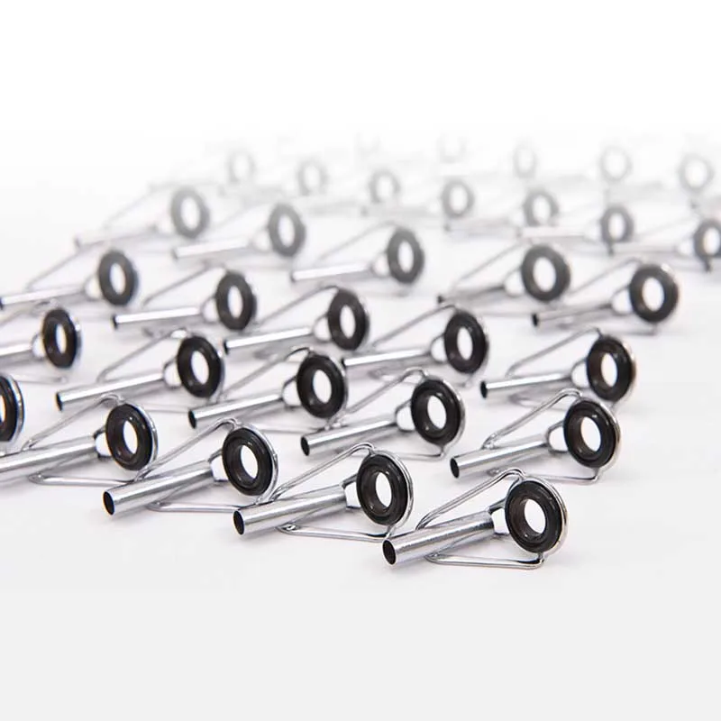 

80Pcs Ceramic 10 Sizes Fishing Rod Guide Tips Top Eye Rings Line Repair Kit Fishing Rod Guides