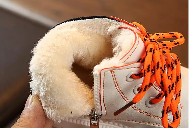 Children's Martin Boots For Girls Boys Warm Snow Boots New Comfy Kids Winter Fashion Casual Child Baby Toddler Shoes