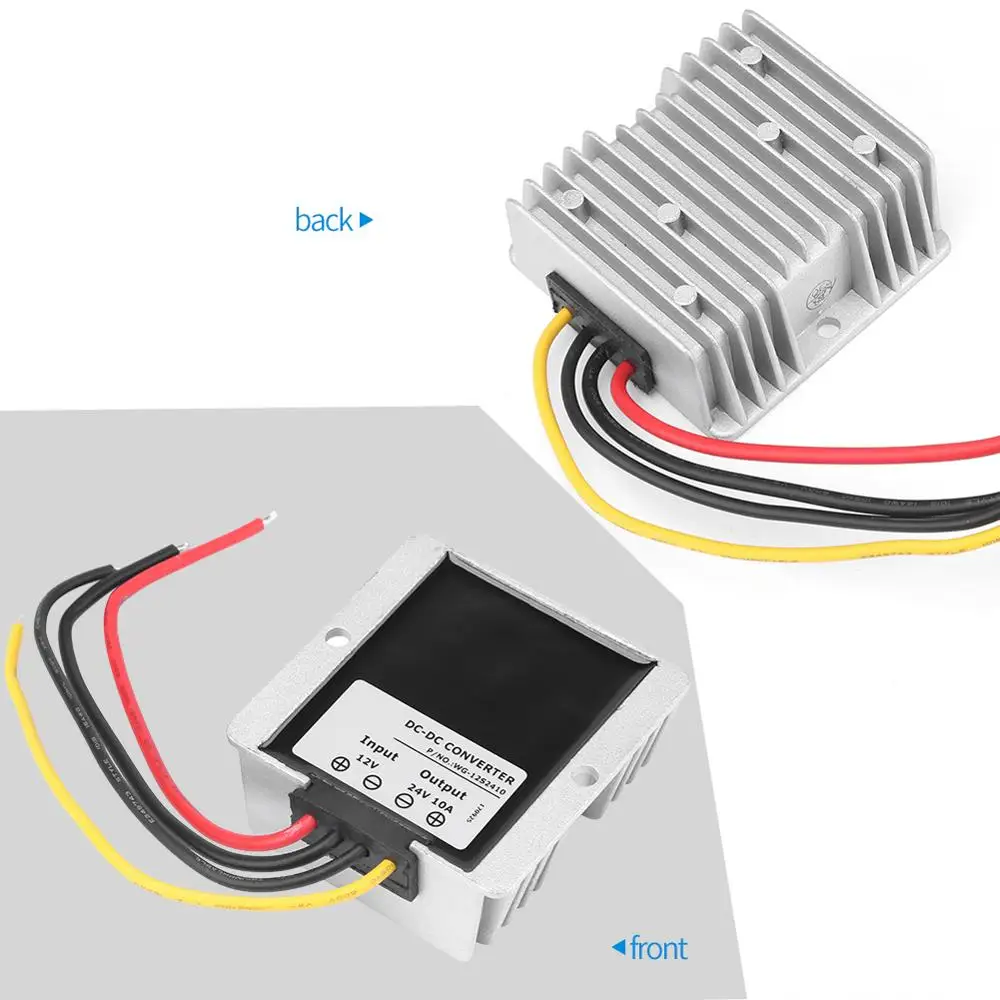 DC12V 24V импульс модуль 10A 240W повышающий преобразователь Повышающий регулятор напряжения Модуль Водонепроницаемый IP68 переменного тока в постоянный ток Мощность конвертер