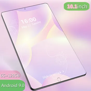 

2021 New 10.1 Inch Gift 6G + 128GB Tablet TF Card Bluetooth Global Wifi Tablet Android 9.0 10 Ten core Dual Card Tablet Android