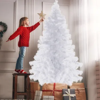 

7ft Christmas Tree Christmas Decorations Family Party Decoration White Encrypted White Tree Thick 2020 Christmas Decoration