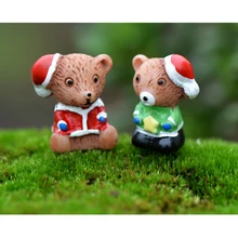 10 шт Украшение для медвежонка Аксессуары для стола, шкафа, детской комнаты, вечерние подарки на Рождество/День рождения для детей