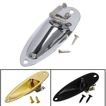 

New Boat Guitar Jack Plate 6.35mm Guitarra Pickup 1/4 Output Input Jack Socket For Strat Stratocaster Guitar Accessories