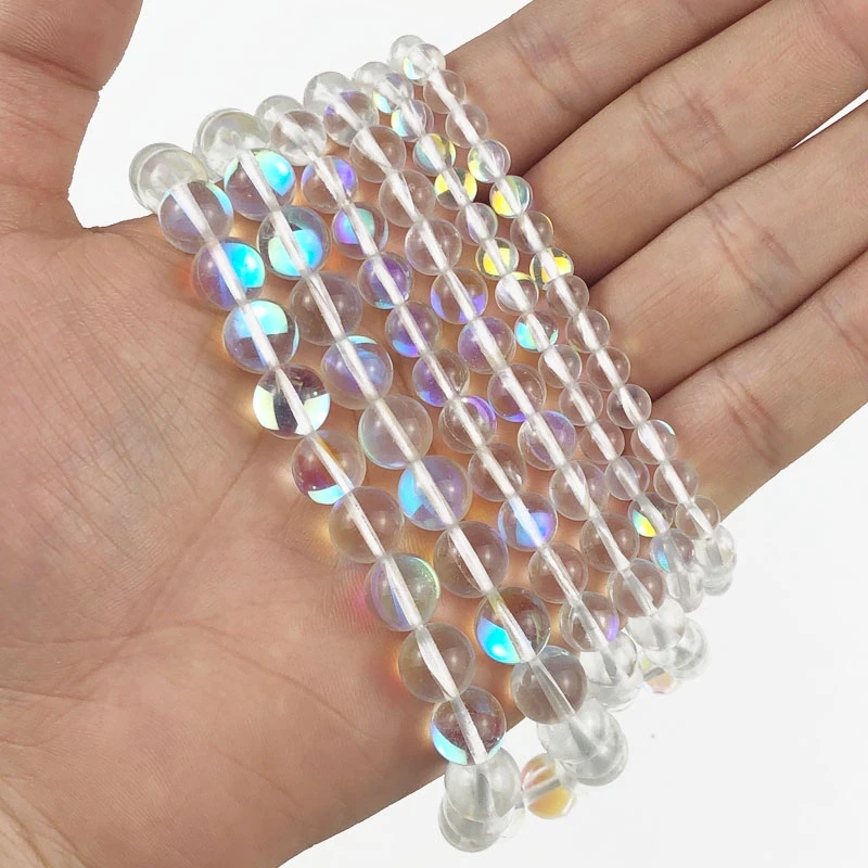 Round Spectrolite Crystal Glass Loose Spacer Beads DIY Making 6mm 8mm 10mm 12mm Round Spectrolite Crystal Glass Loose Spacer Beads DIY Making 6mm 8mm 10mm 12mm