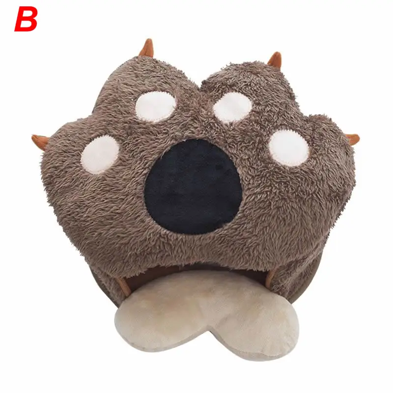 B Мышь коврик милый Коготь Paw USB Мышь коврик ручной теплые зимние Отопление Мышь Pad напульсник - Цвет: B
