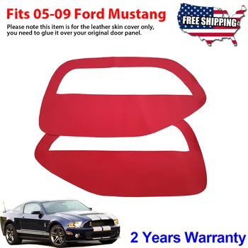 

LHD for Ford Mustang 2005 2006 2007 2008 2009 Accessories Car Door Armrest Panel Microfiber Leather Cover Trim Renovation