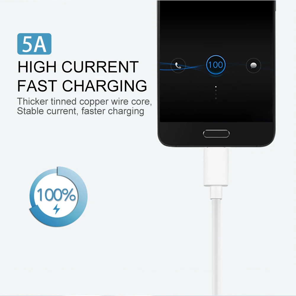 Swalle 5A type C usb кабель быстрое зарядное устройство Micro USB кабель супер быстрая зарядка usb кабель для синхронизации данных Шнур для зарядного устройства для huawei p20 p30