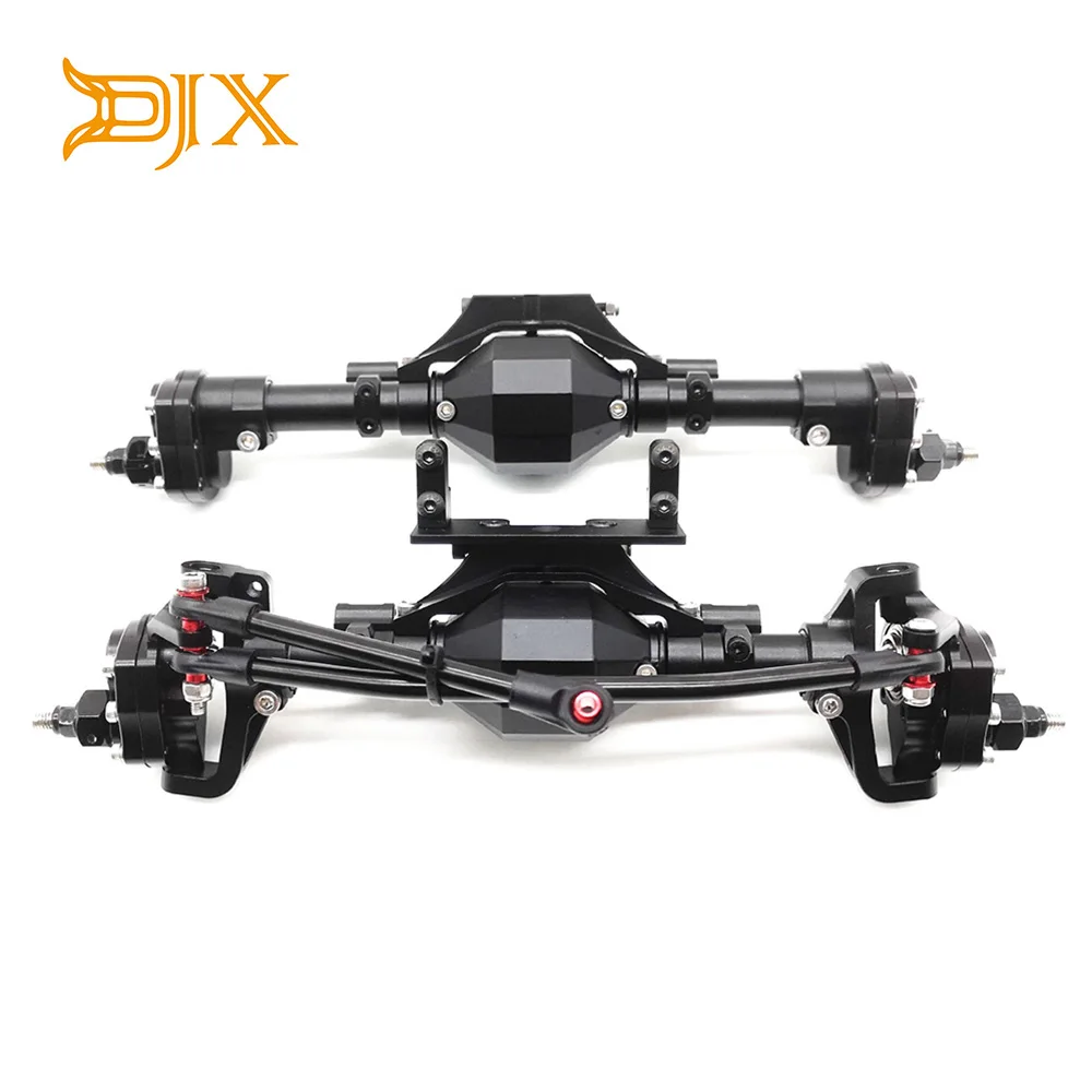 

DJX Alloy Front Rear Complete Axle for 1/10 RC Crawler Car Axial SCX10 II 90046 90047 Upgrade Parts