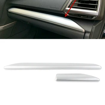 

For Subaru Forester 2019 2020 Chrom ABS Console Dashboard Molding Strip Trims Car Decoration Accessories RHD Only