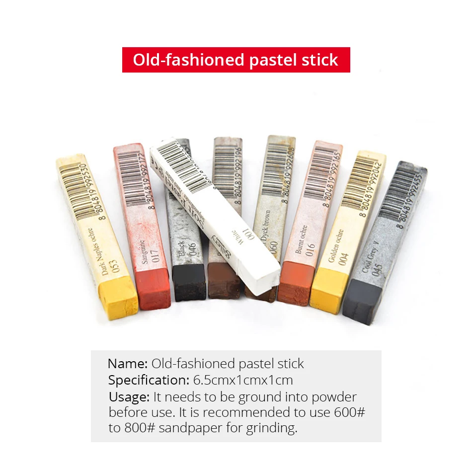 

Military Gundam Model Coloring Chalk Old-fashioned Effect Pastel Stick Model Old Special Accessories