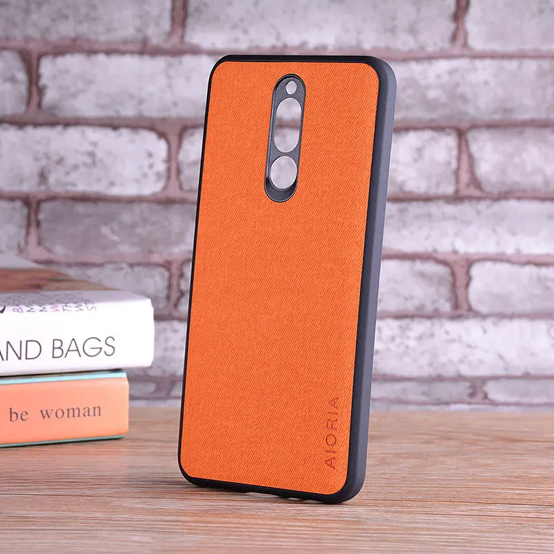Чехол для Xiaomi Redmi 8, роскошный текстильный кожаный чехол, мягкий ТПУ Жесткий чехол для телефона Xiaomi Redmi 8, чехол, funda