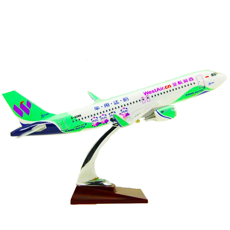 37 см 1:150 масштаб Western Airbus A320 W кронштейн Модель самолета литье под давлением Смола самолет игрушки самолет фанаты подарки дисплей шоу
