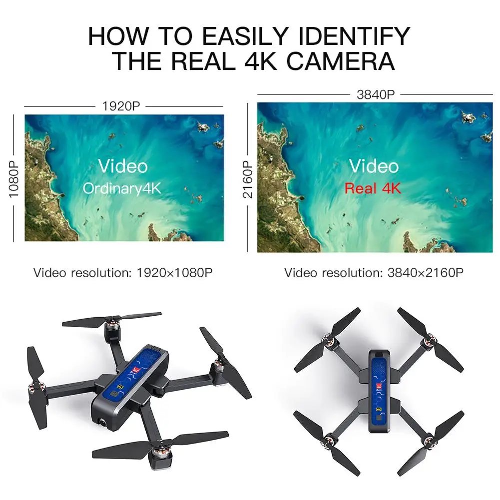  MJX Bugs 4W B4W Remote Control Drone 4K 5G WiF HD Camera Quadcopter FPV Foldable Four-axis Drone Wi